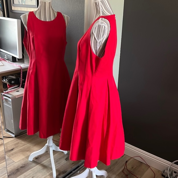 🔥 1 hour sale - Kate Spade, stunning red dress, A-line, size 14